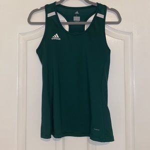 Green Adidas Racerback Tank